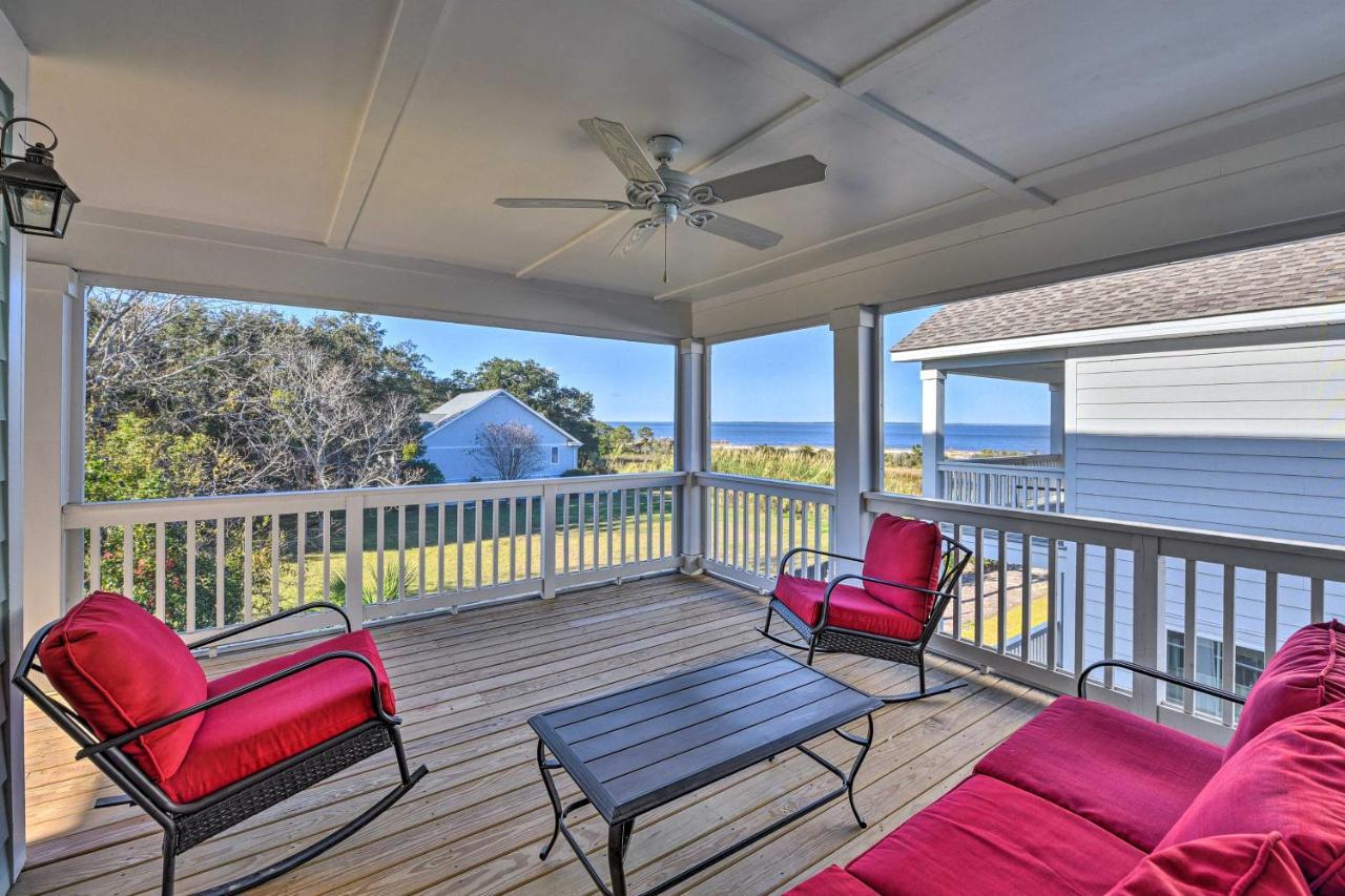 فيلا Breezy Hilton Head Getaway 3 Decks And Water Views! هيلتون رئيس جزيرة المظهر الخارجي الصورة